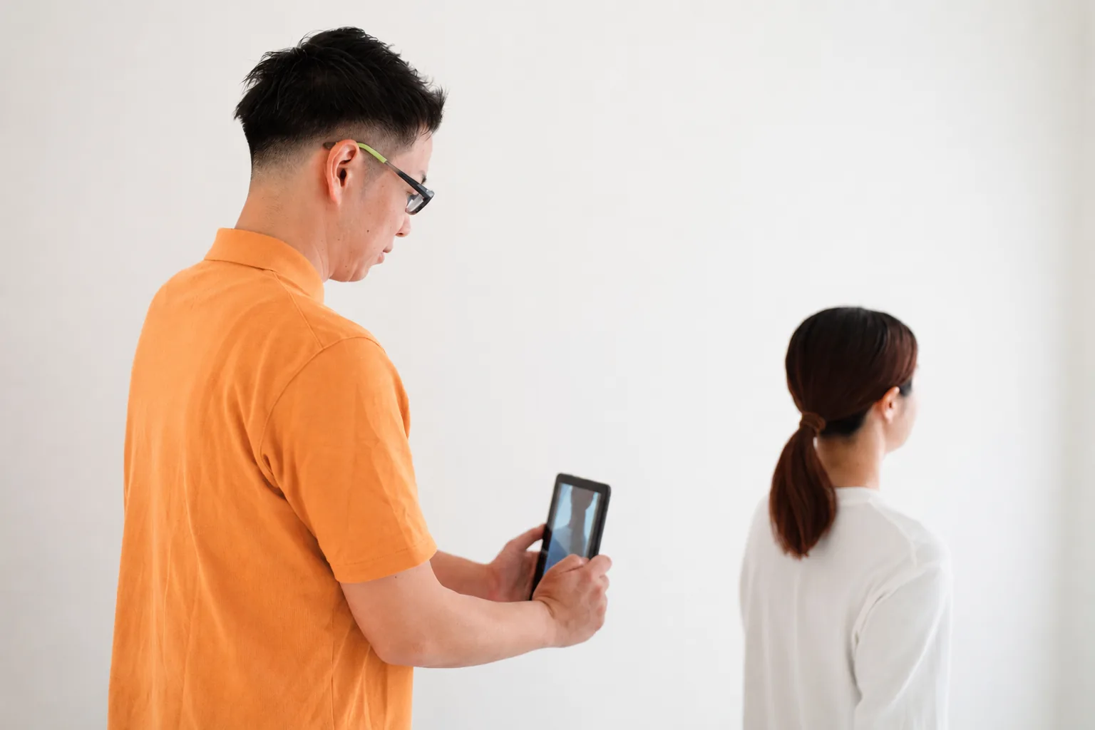 タブレットを用いた姿勢・動作分析